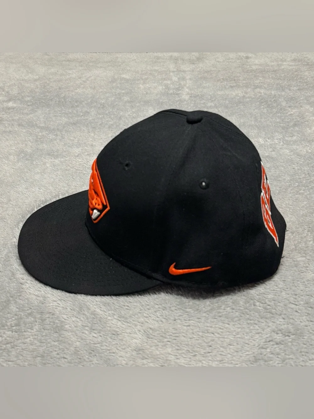 Nike True Oregon State Beavers Beavs Embroidered Snapback Hat Black Adjustable